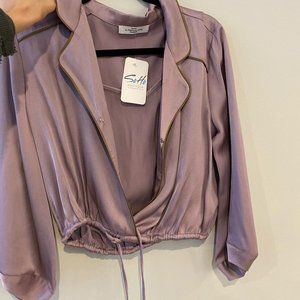 LAVENDER BLOUSE- brand new!